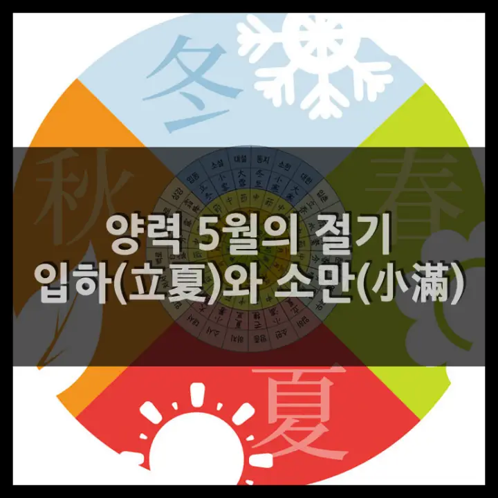 5월의 절기 입하와 소만