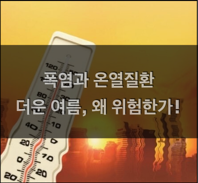 heat illness 더운 여름 왜 위험한가? : 폭염과 온열질환, 폭염의 위험요소