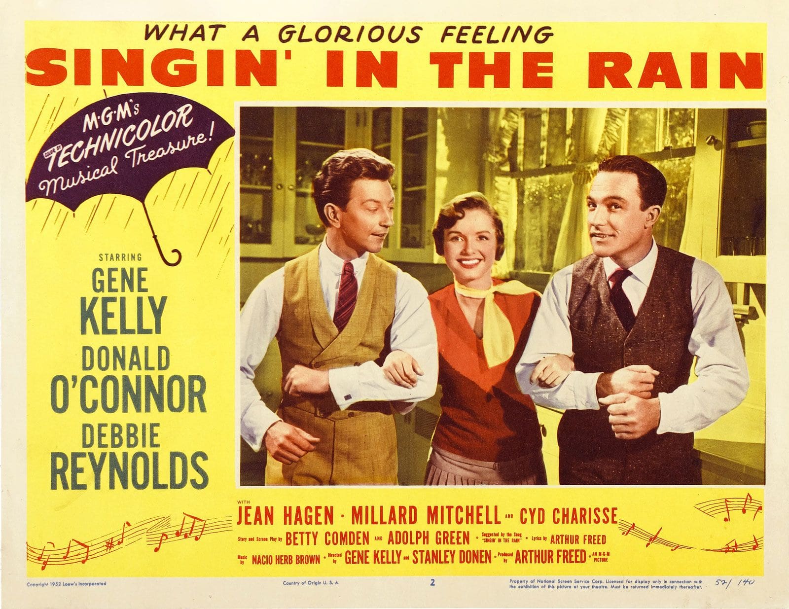 singin in the rain Donald-OConnor-Gene-Kelly-lobby-card-Debbie