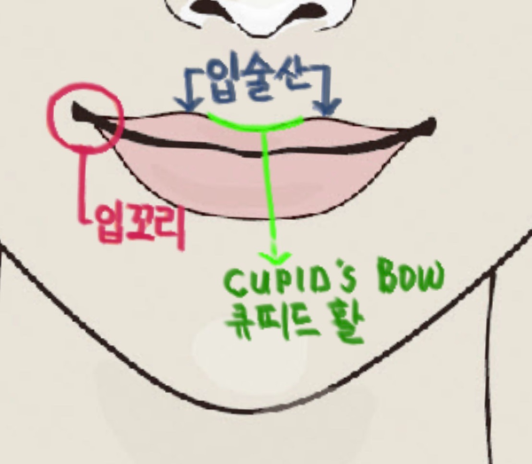 입 부분