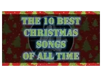 특성_the 10 best christmas songs of all time