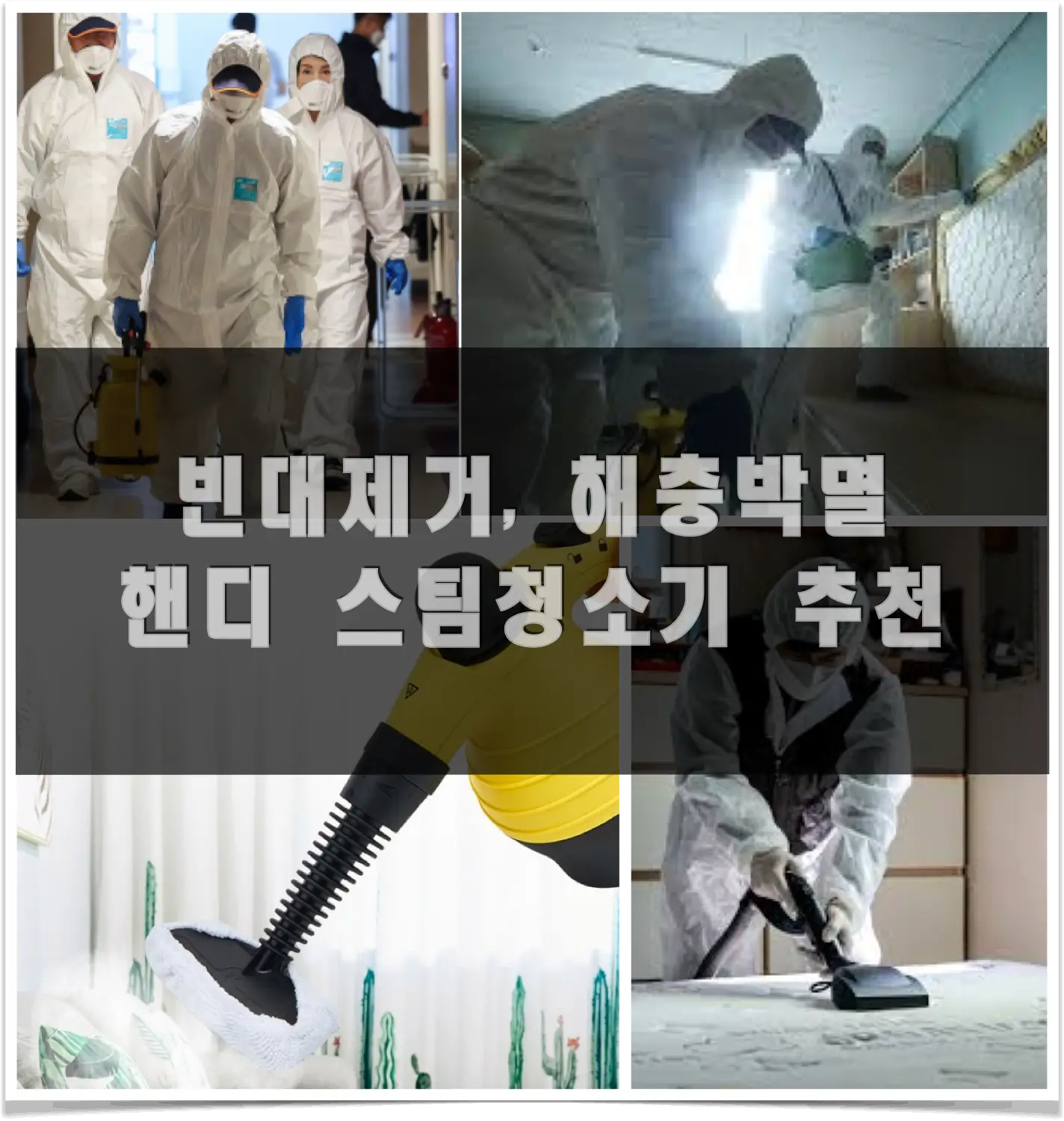 빈대 퇴치 핸드 스팀 청소기 추천 – 효과적인 방제 방법 핸디스팀청소기
