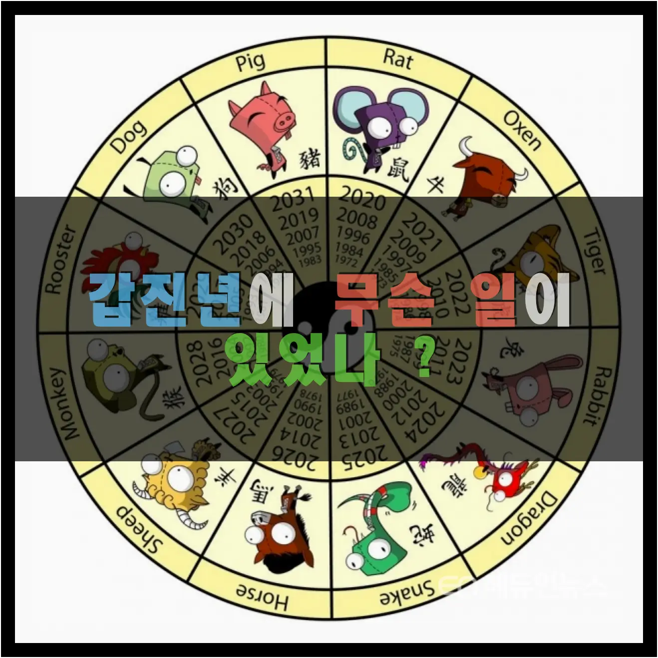 갑진년에 무슨일이 있었나