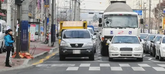 자동변속기_신호대기차량들