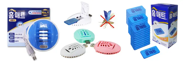 전자 모기향의 종류_매트형