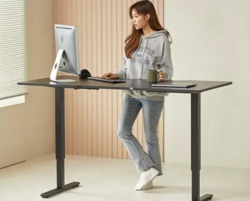 수동 모션데스크 추천: 저렴하게 높이조절 책상 사용하기 수동 모션데스크2-2