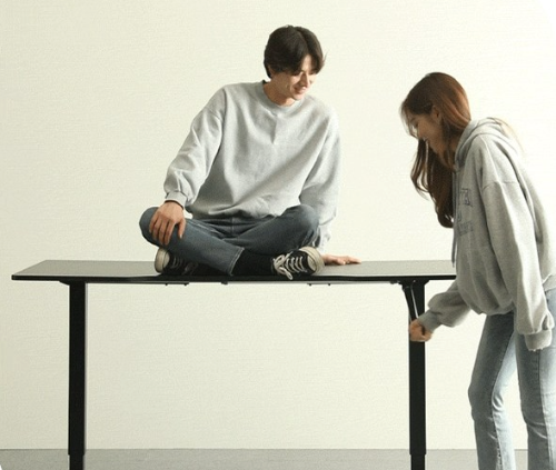 수동 모션데스크 추천: 저렴하게 높이조절 책상 사용하기 수동-모션데스크4-지지하중