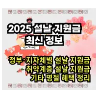 특성_2025 설날 지원금