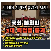 특성_3대 특검법 총정리