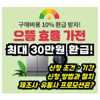 특성_으뜸효율 가전제품 환급사업