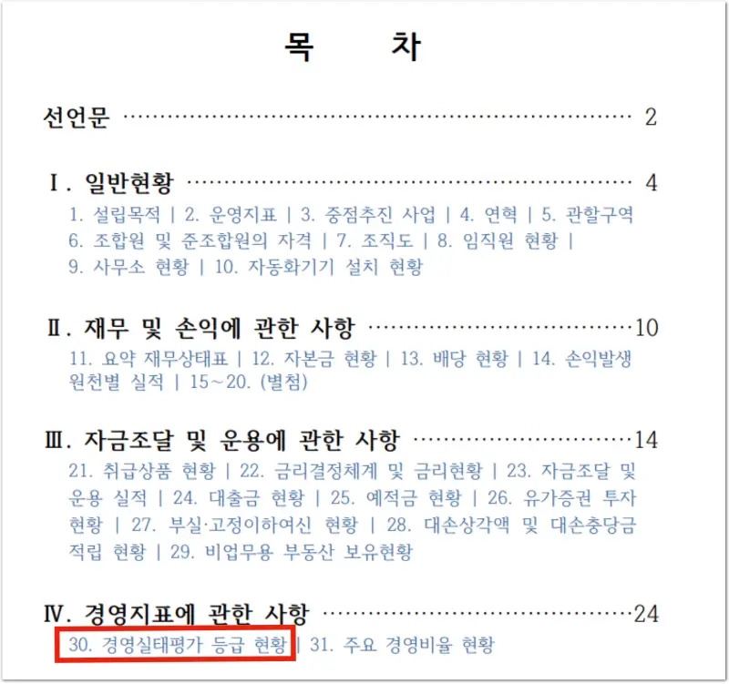 경영실태평가 등급 확인04