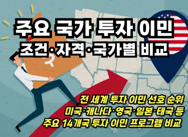 국가별 투자 이민 정책 비교