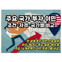 특성_국가별 투자 이민 정책 비교
